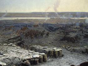 Panoramagemälde Die Belagerung von Sewastopol (Ausschnitt) 1904
