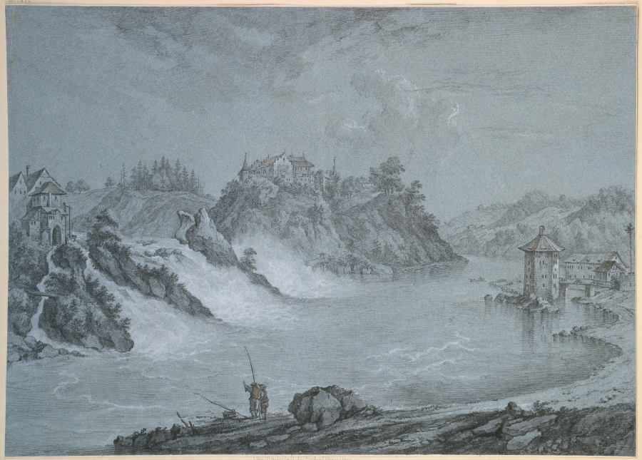 Der Rheinfall bei Schaffhausen von Franz Schütz