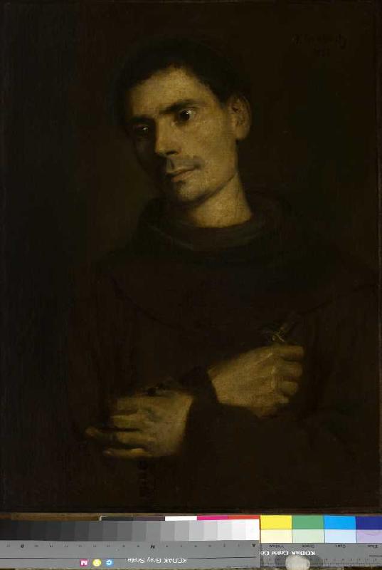 Bildnis eines Franziskanermönchs von Franz von Lenbach