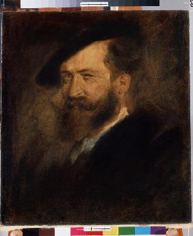 Porträt des Malers Wilhelm Busch (1832-1908)