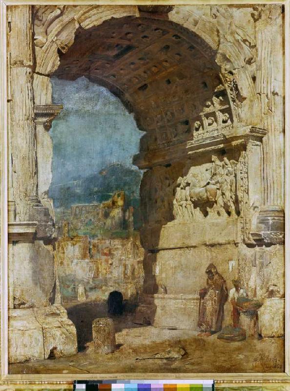 Der Titusbogen in Rom. von Franz von Lenbach