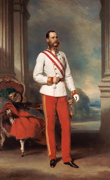 Kaiser Franz Joseph von Österreich. von Franz Xaver Winterhalter
