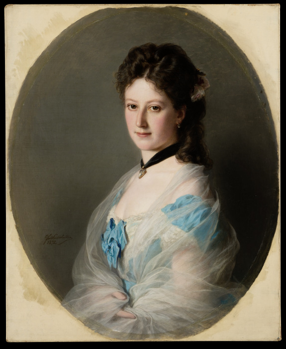 Porträt Olga von Grunelius von Franz Xaver Winterhalter