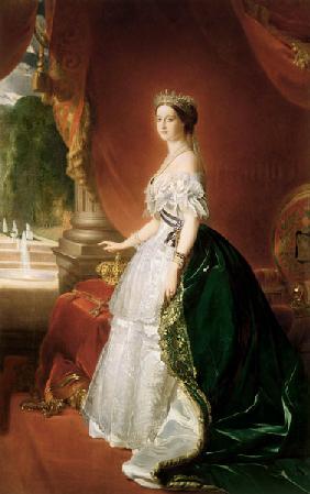 Eugenie, Kaiserin (Napoleon III.) der Franzosen, geb.Gräfin von Montijo und Teba 1855