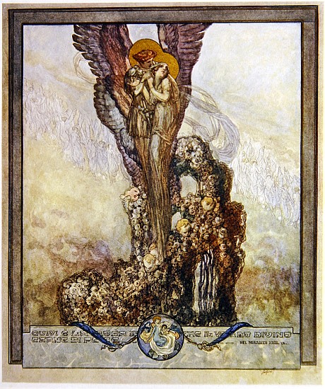 Illustration from Dante''s ''Divine Comedy'', Paradise, Canto XXIII von Franz von (Choisy Le Conin) Bayros