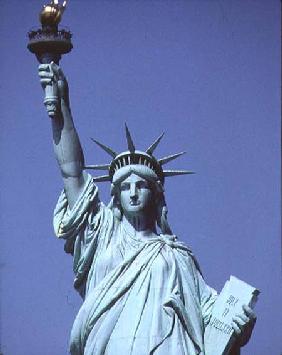 The Statue of Liberty, detail of the upper section 1886