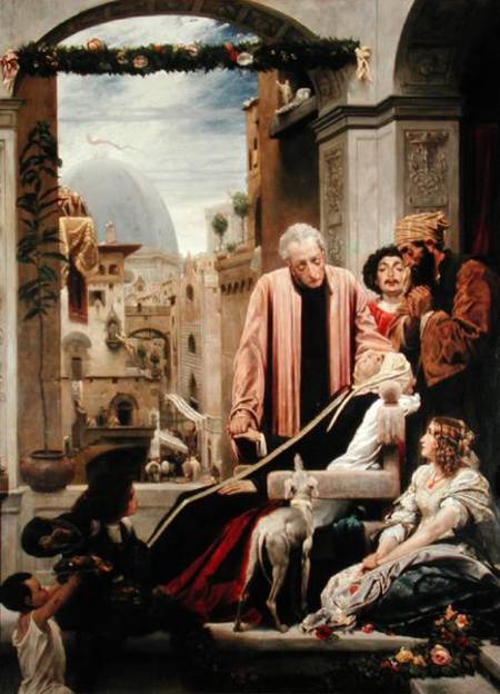 The Death of Brunelleschi von Frederic Leighton
