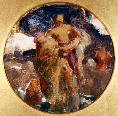 Oil sketch for 'And the Sea Gave Up the Dead Which Were in It', 1891 (oil on canvas) von Frederic Leighton
