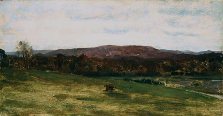 Study of Hills (oil on canvas) von Frederic Leighton