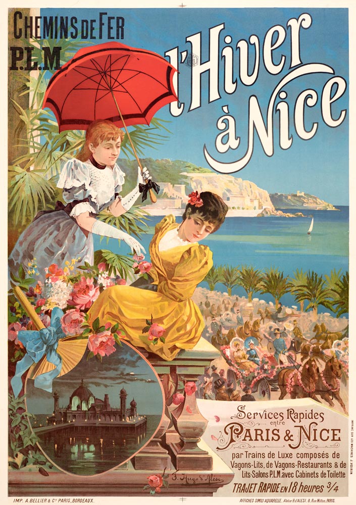 P.L.M. L'Hiver à Nice. Frankreich von Frédèric Hogo d'Alési