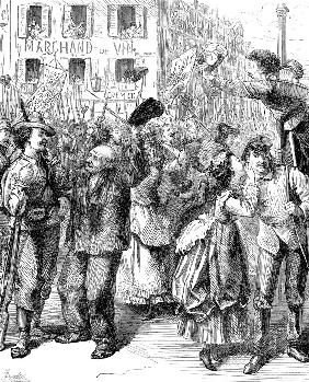 Belagerung von Paris: Studenten gehen auf die Barrikaden 1870