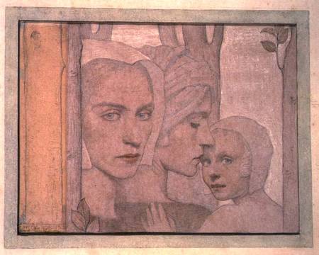 The Two Sisters von Frederick Cayley Robinson