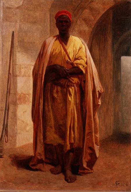 Portrait of a Young Arab von Frederick Goodall