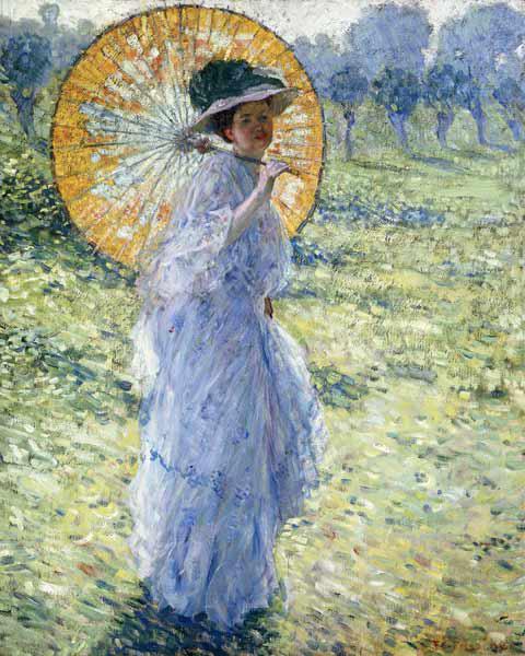 Woman with a Parasol c. 1906