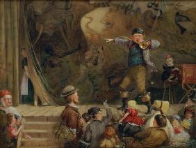The Travelling Menagerie, 1872 (w/c)