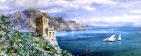 The Old Watch Tower overlooking the Bay of Salerno c.1861