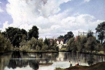 River landscape, Suffolk von Frederick Waters Watts