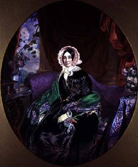 Portrait of a Woman in a Victorian Interior 1850  on