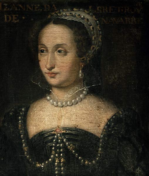 Jeanne III d''Albret (1528-72) von French School
