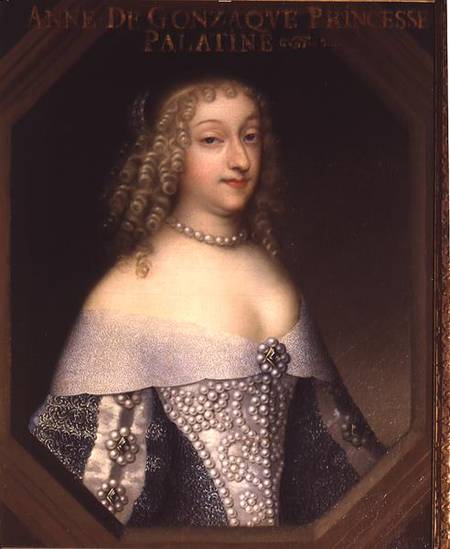 Anne de Gonzaga (1616-84) Princess Palatine von French School