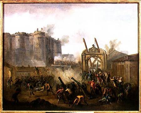 The Taking of the Bastille von French School