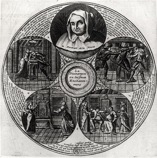 Catherine Monvoisin (La Voisin) (1640-80) and the Poison Affair von French School