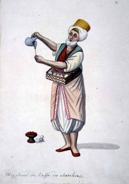 Coffee Seller, Ottoman period von French School