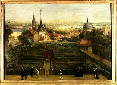 The Gardens of the Fathers of Christian Doctrine and the Abbey of St. Victor von French School