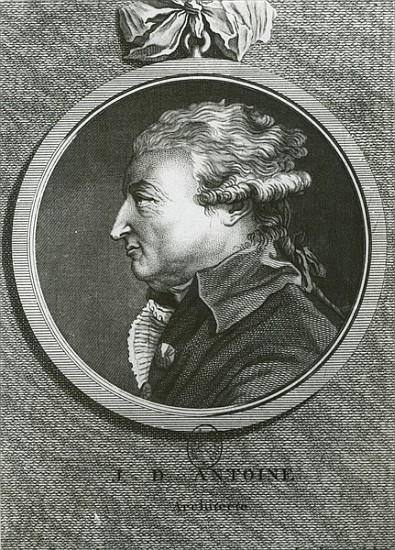 Jean Denis Antoine (1733-1801) architect; engraved by Louis Simon Lemepereur (1728-1807) von French School