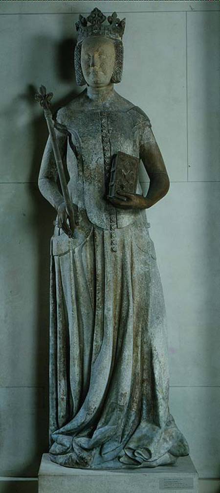 Jeanne de Bourbon (1338-77) 1365-80 von French School