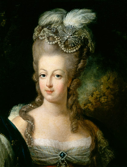 Portrait of Marie-Antoinette de Habsbourg-Lorraine (1750-93) von French School
