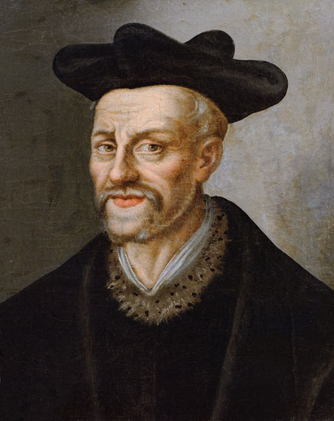 Portrait of Francois Rabelais (c.1494-1553) von French School