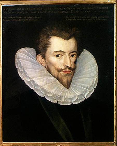 Portrait of Henri I (1549-88) de Lorraine, Duc de Guise, known as Le Balafre von French School