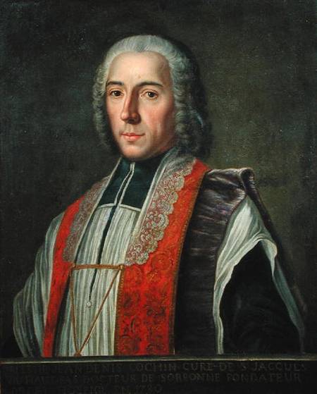 Portrait of Jacques Denis Cochin (1726-83) Founder of the Hopital Saint-Jacques von French School