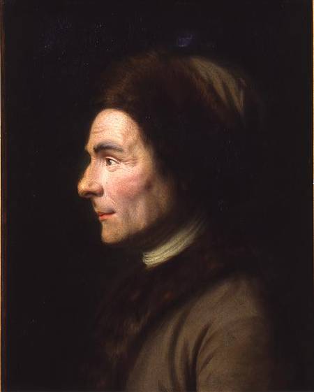 Portrait of Jean-Jacques Rousseau (1712-78) von French School