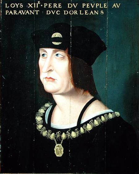 Portrait of Louis XII (1462-1515) King of France von French School