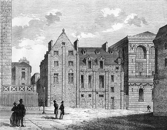 Remains of the Montaigu College, c.1850 von French School