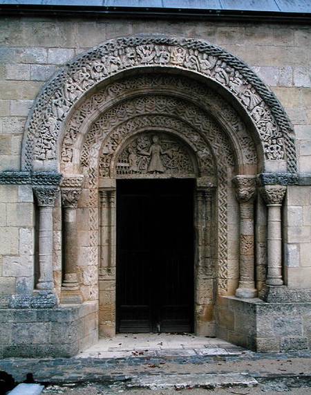 Romanesque porch von French School