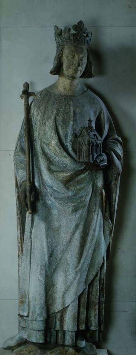 Statue of Charles V (1338-80) King of France von French School