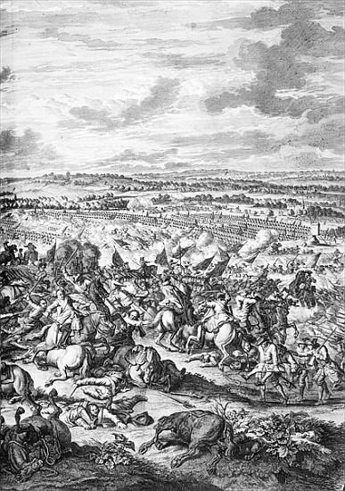 The Battle of Oudenarde von French School