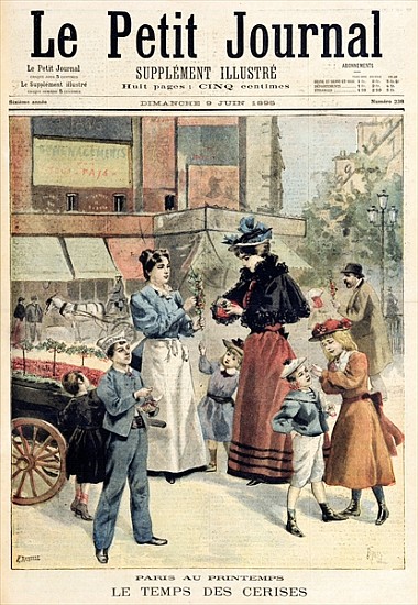 The Cherry Season, from ''Le Petit Journal'', 9th June 1895 von French School
