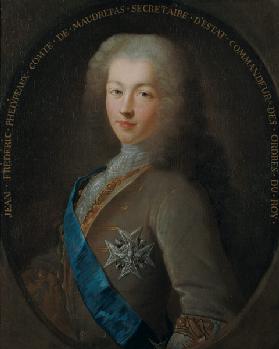 Portrait of Jean Frederic Phelypeaux (1701-81) Count of Maurepas