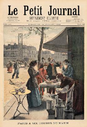 Paris at Six O''Clock in the Morning, from ''Le Petit Journal' 1895