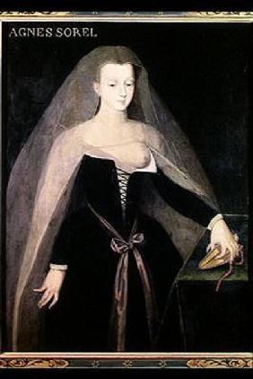 Agnes Sorel (c.1422-50) Favourite of Charles VII (1403-61)
