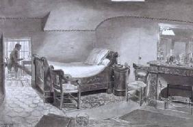 An Attic Interior of an Artist in Paris c.1830  &