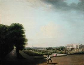 The Construction of the Place Louis XV from the Garden of the Hotel de Resnel c.1760