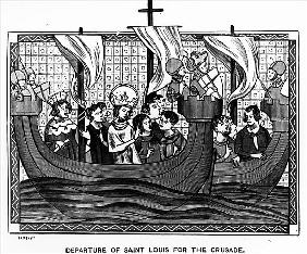 Departure of St. Louis for the Crusade