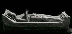 Effigy of Eleanor of Aquitaine (c.1122-1204) Queen of France, then of England 13th centu