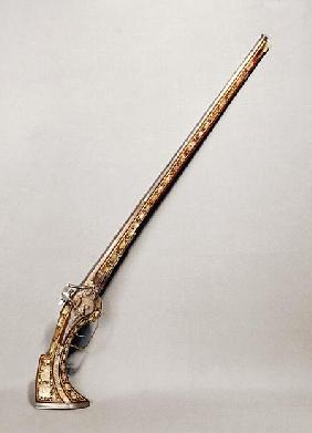 Flintlock rifle (wood & metal)