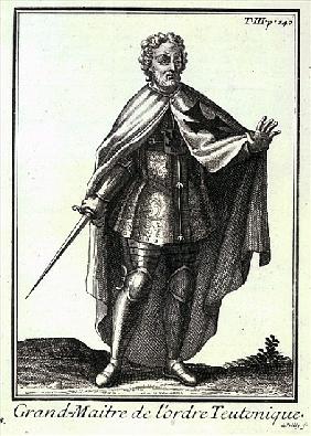 Grand Master of the Teutonic Order, an illustration from ''Histoire des Ordres Religieux, Monastique